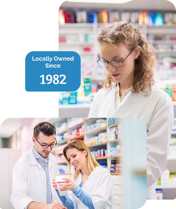 Locally owned pharmacy since 1982